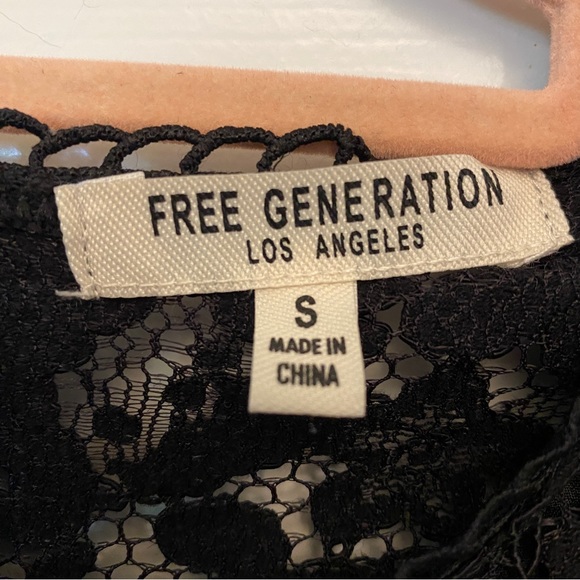 Free Generation Los Angeles Lace Embroider Dress - Picture 4 of 6